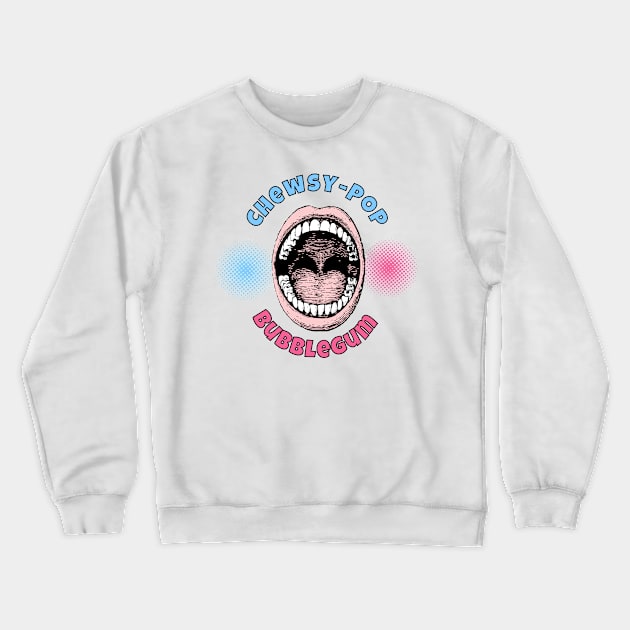 Chewsy-Pop Bubblegum Crewneck Sweatshirt by JSnipe